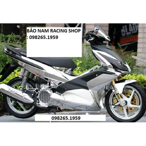 Ốp che pô mạ crom xe air blade cũ 2010 - 000774