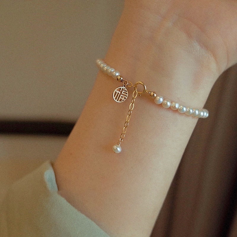 Vòng Tay Xâu Hạt May Mắn Phong Cách Trung Hoa Cổ Điển | BigBuy360 - bigbuy360.vn