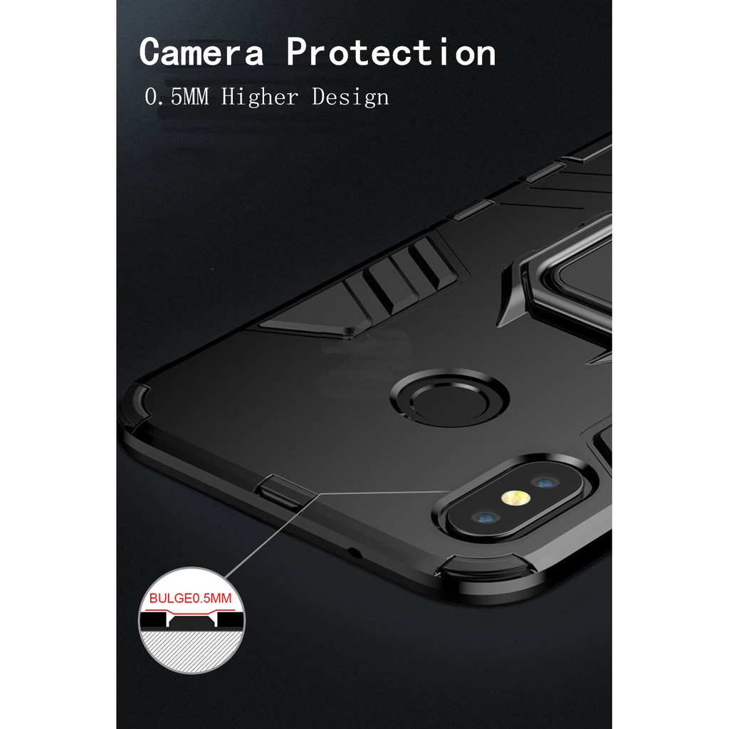 Ốp lưng cứng có nhẫn đỡ cho iPhone 8 7 6s 6 plus 5s 5G 5C X XR XS MAX 11 PRO MAX iPhone11 iPhone11Pro iPhone11ProMax