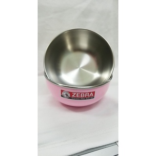 CHÉN INOX ZEBRA HAI LỚP 11CM - 124002