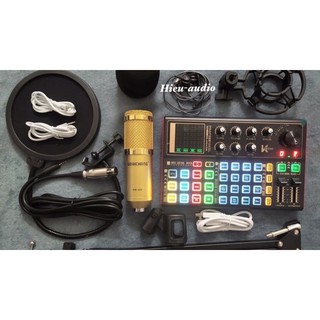 COMBO SẢN PHẨM SOUND CARD K300 HÁT Live, Bigo, Facebook, Tik Tok. vv