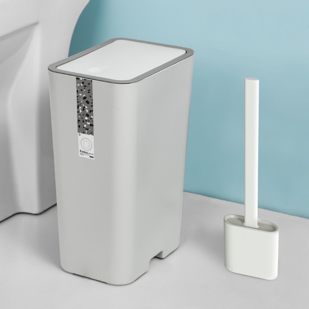 Chổi Cọ Nhà Vệ Sinh, Cây Cọ Toilet Bồn Cầu Bằng SiliCon Có Giá Đựng Dán Tường siêu sạch [CWC02]