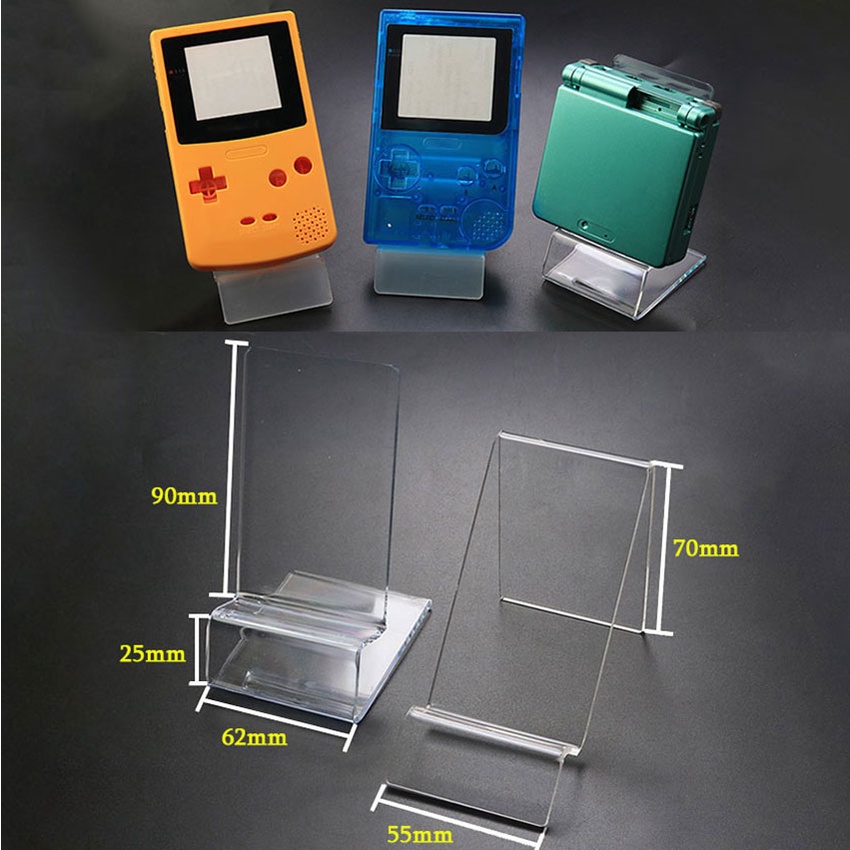 Giá Đỡ Trưng Bày Máy Chơi Game GB GBP GBC GBA PSP PSV 3DS 2DS Bằng Nhựa Trong Suốt
