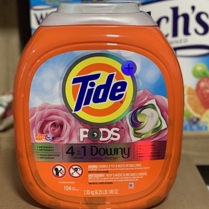 Viên Giặt Xả Tide Pods 104 Viên Ultra Oxi 4in1 - Hàng Chuẩn Mỹ