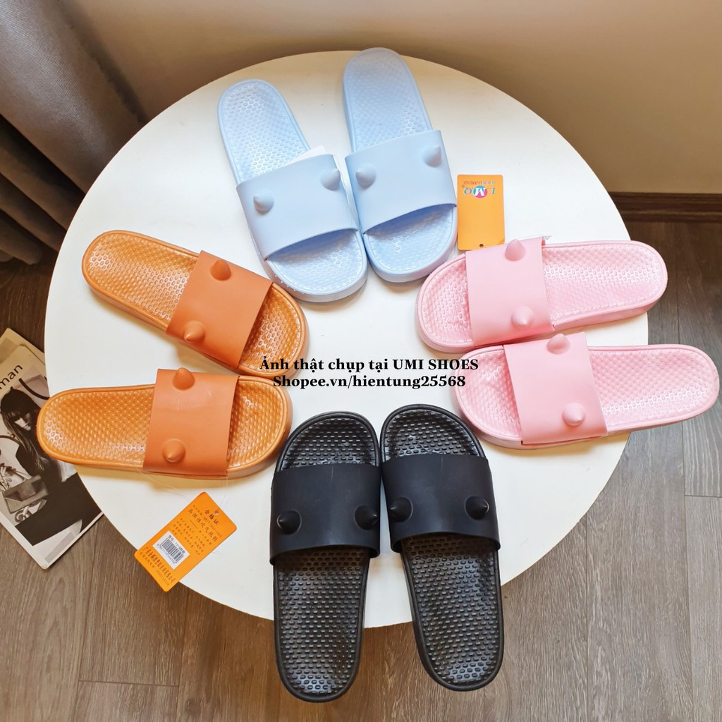 [HOT 2020] Dép nữ đế bằng 2cm Ulzzang sừng cute trend mẫu mới đẹp rửa nước mùa hè [LOẠI 1 ĐẾ DÀY + TẶNG TÚI ZIP] | BigBuy360 - bigbuy360.vn