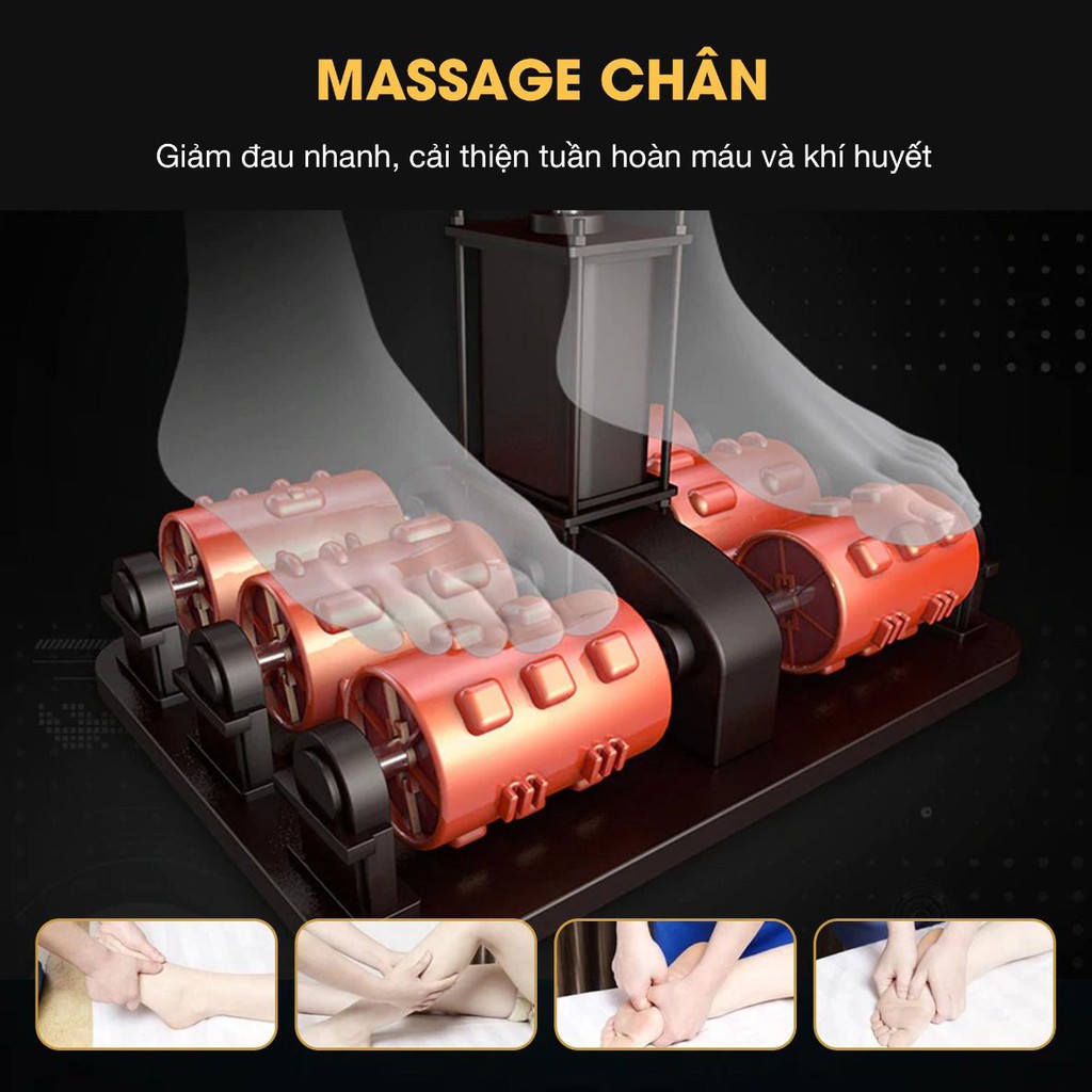 Ghế massage KLC KY6868 - công nghệ Body scan, công nghệ không trọng lực, công nghệ Nhật Bản...