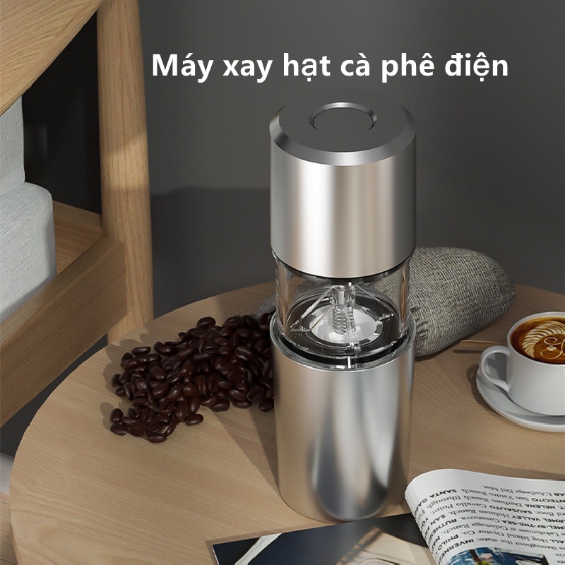 Máy xay hạt cà phê nhỏ bằng điện Máy pha cà phê di động
