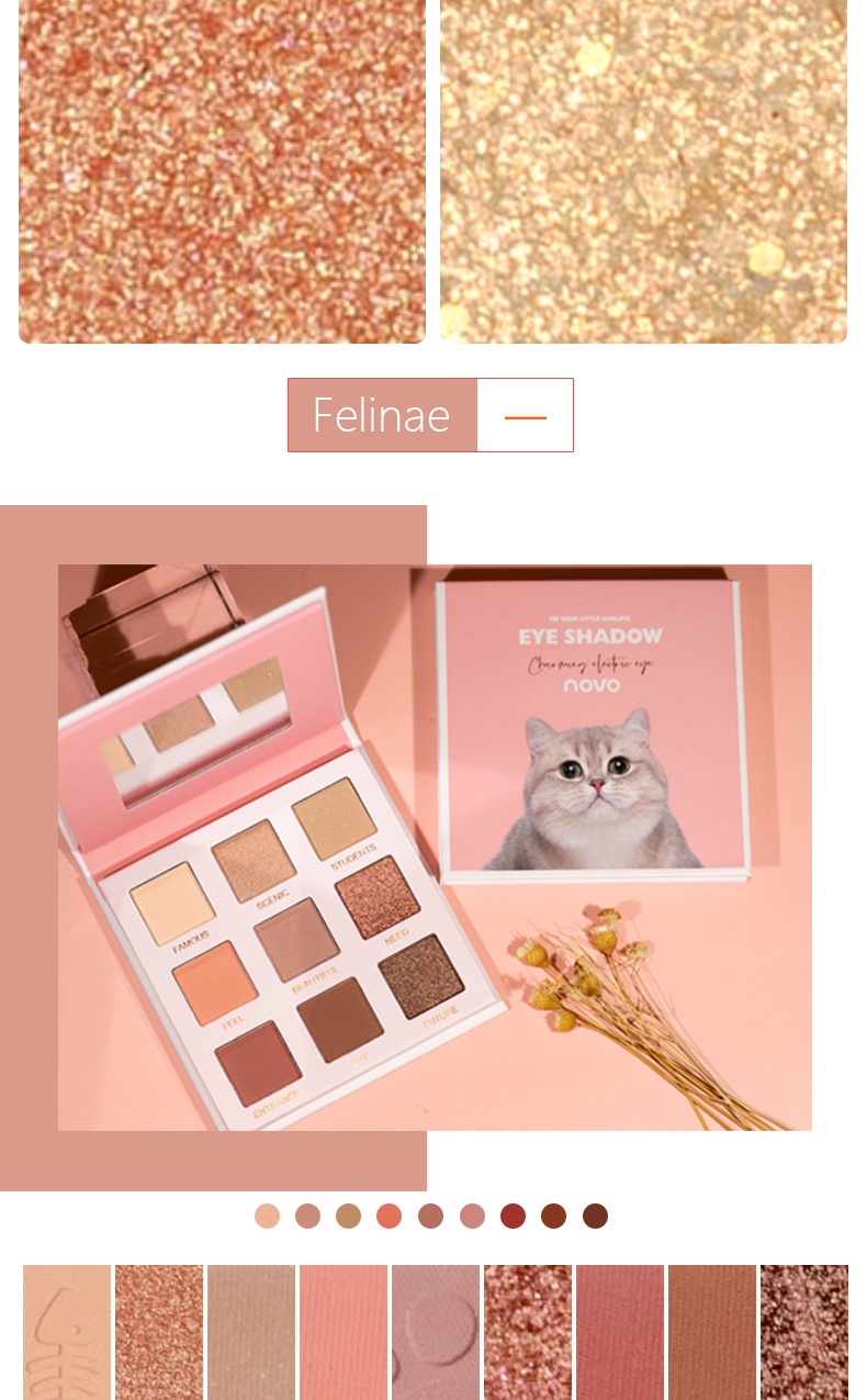 (Hàng Mới Về) Bảng Phấn Mắt Chín Màu Thiết Kế Hình Động Vật Dành Cho Học Sinh | BigBuy360 - bigbuy360.vn