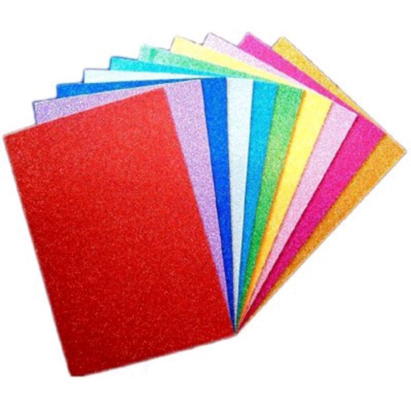 Giấy xốp kim tuyến khổ a4