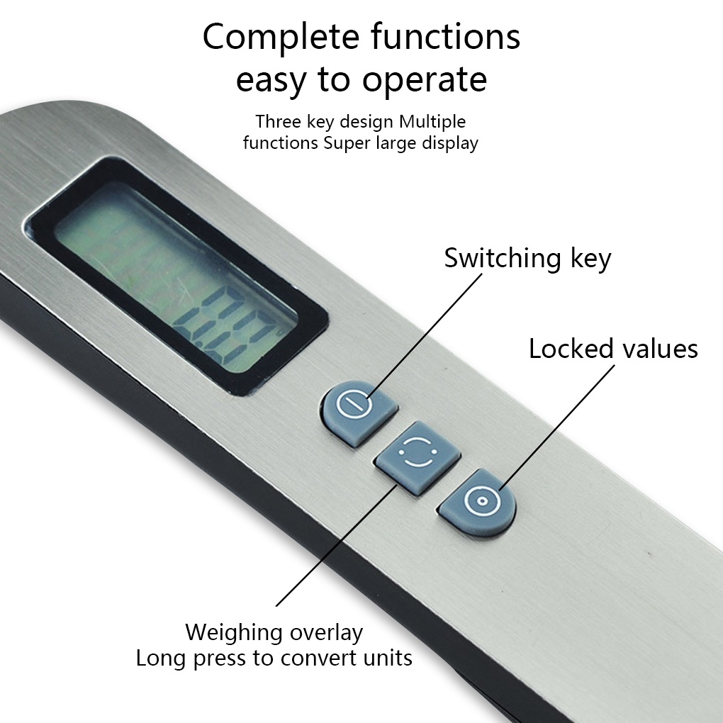 Mini Electronic Kitchen Measuring Spoon Weighing Digital Display Food Battery Powered Scoop Shutdown Scale Household