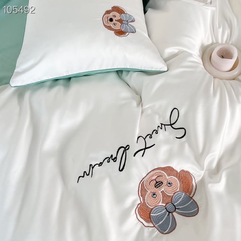 Set Chăn Ga Gối Phi Lụa Hoạ Tiết Disney Cho Bé Yêu (set 5 món) SHOP vũ thị thơm