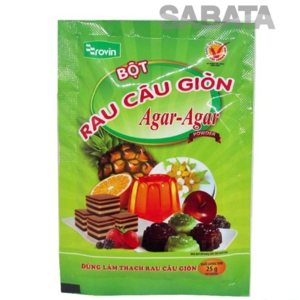 Bột rau câu giòn Hoàng Yến 25g