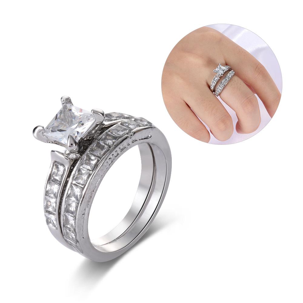 Nhẫn Cưới 2 Trong 1 Thời Trang Cho Nữ