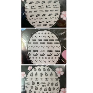 Sticker mẫu chữ 3