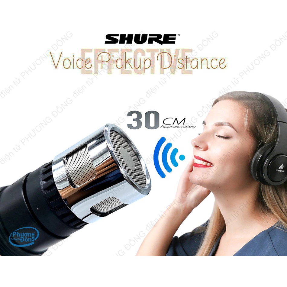 Củ Micro Shure UGX đầu lõi inox là sản phẩm đẳng cấp, hút âm nhại, giảm hú tốt