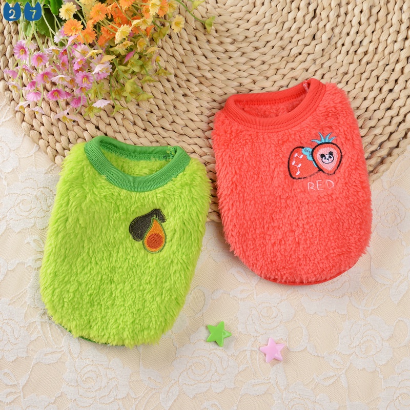 Áo Khoác Len Giữ Ấm In Họa Tiết Dễ Thương Thời Trang Cho Cún Cưng 27Pets