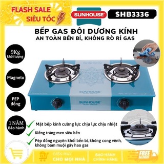Bếp Gas Dương Kính Sunhouse SHB3336- Hàng Chính Hãng