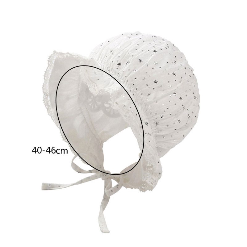 wit♣ Newborn Cute Princess Cap Infant Toddler Baby Bonnet Girls Summer Sun Hat Gifts