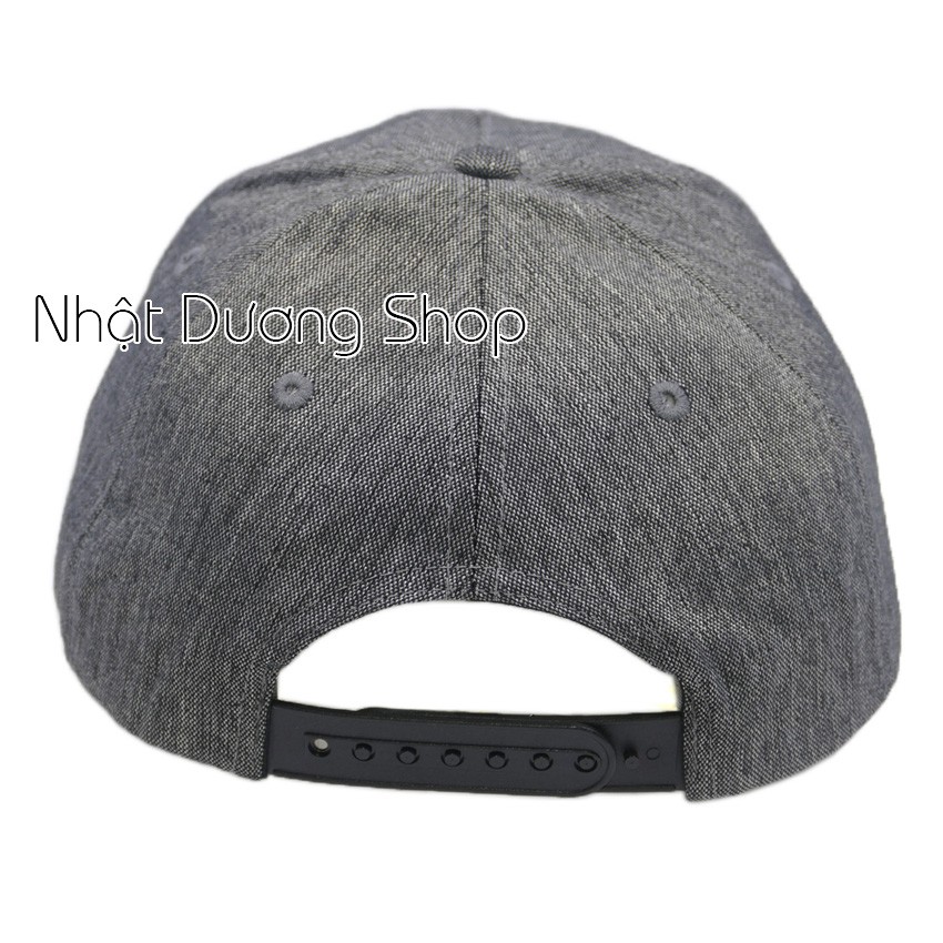 Nón Hiphop Snapback đẹp thêu chữ For You thời trang - Xám