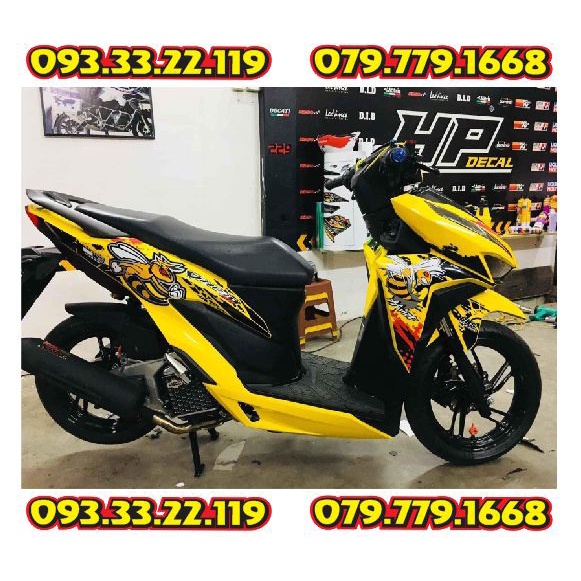 Tem Rời Honda Vario 150 Chú Ong Vàng