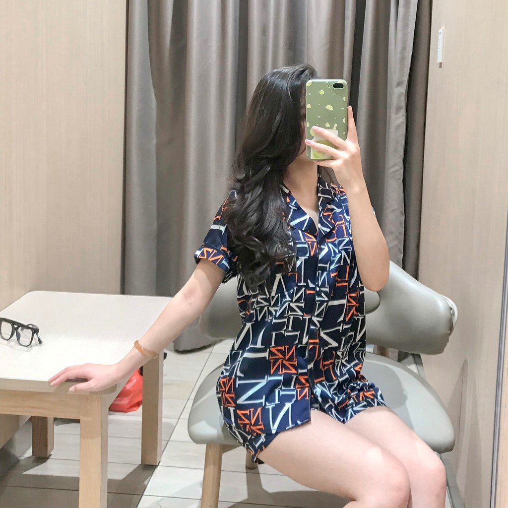 Pijama - Bộ ngủ cộc Sammi_Beauty hàng Việt Nam Xuất Khẩu 2021