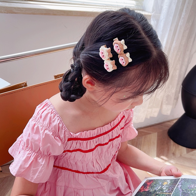 Kẹp Tóc Họa Tiết Hình Học Đơn Giản Dễ Thương Phong Cách Nhật Bản