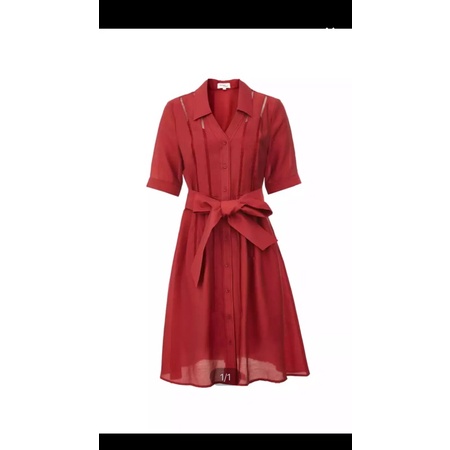 Váy sơ mi Vero Moda buộc nơ