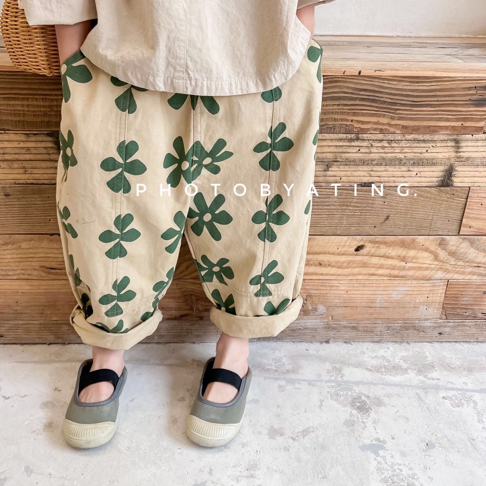 Hàng Mới Về Quần Harem Cotton Dáng Rộng Phong Cách Nhật Hàn Thời Trang Mùa Xuân Phong Cách Hàn Quốc Dành Cho Bé 2022