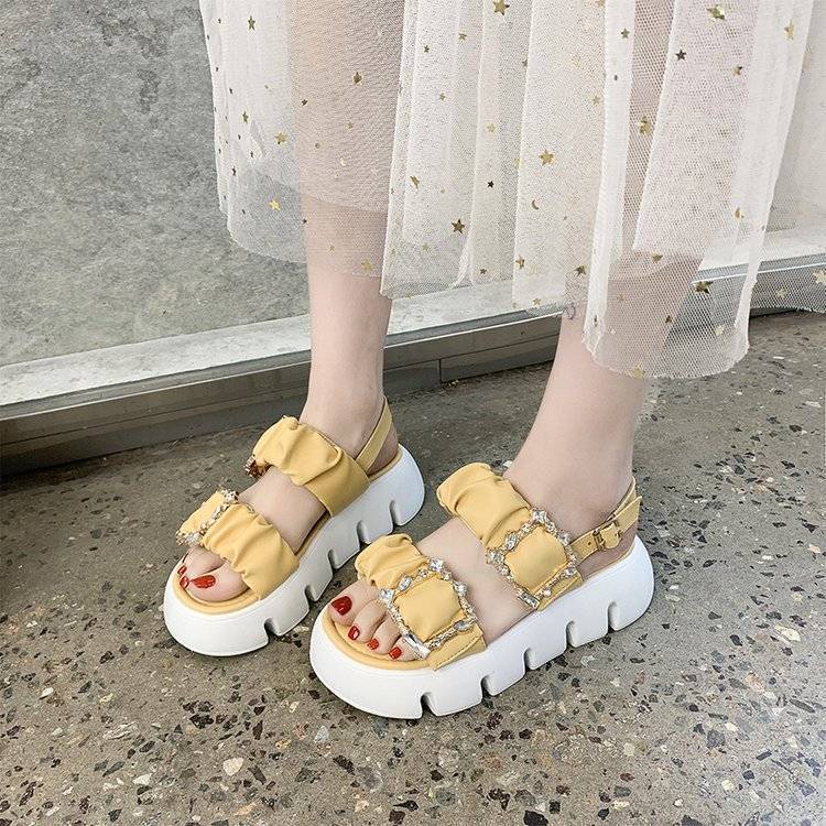 Xăng đan Đế Dày Thời Trang Mùa Hè Dành Cho Nữ 2022