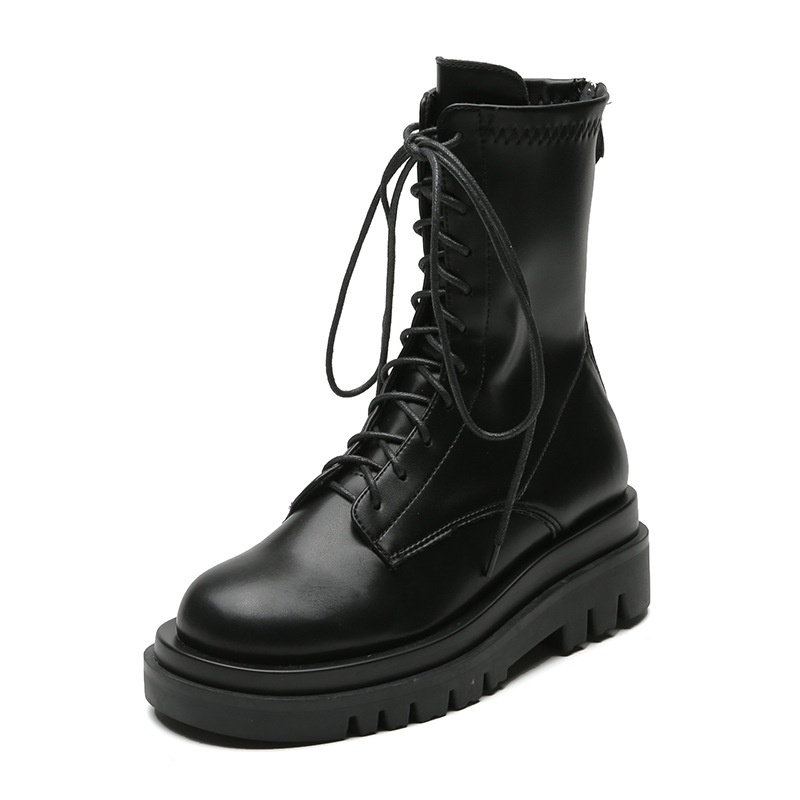 Giày Boot Martin Thiết Kế Mỏng Thời Trang Mùa Xuân Thu Theo Phong Cách Anh Dành Cho Nữ Năm 2021