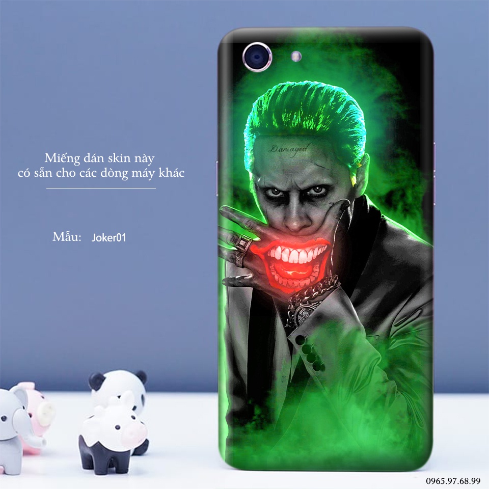 Miếng Dán iphone hình Joker cho ip 6s/6splus/7/7plus/8/8plus/x/xr/xs/11/12/13/pro/max/promax/máykhác