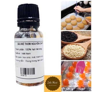 Dầu mè thơm nguyên chất 100% Nakydaco 20ml,Dầu mè rang tự nhiên