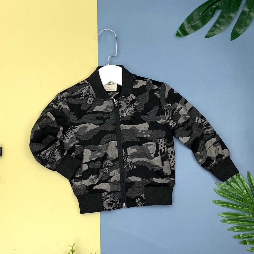 ÁO KHOÁC BOMBER 2 LỚP RẰN RI DÀY LITIBABY CHO BÉ 1-6T -6H236200