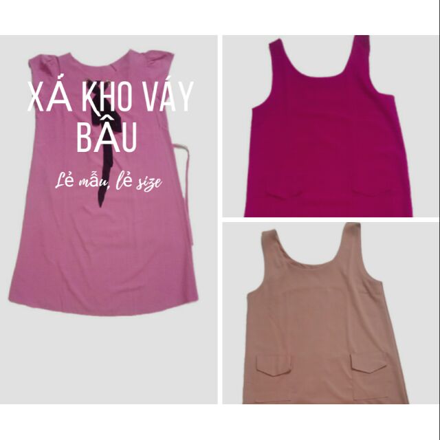 (Xả kho) váy bầu công sở lẻ mẫu
