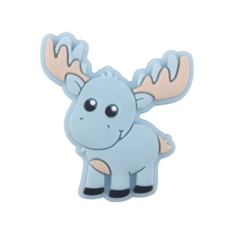 Đồ Chơi Ngậm Nướu Hình Động Vật Bằng Silicone Phối Chuỗi Hạt Độc Đáo DIY