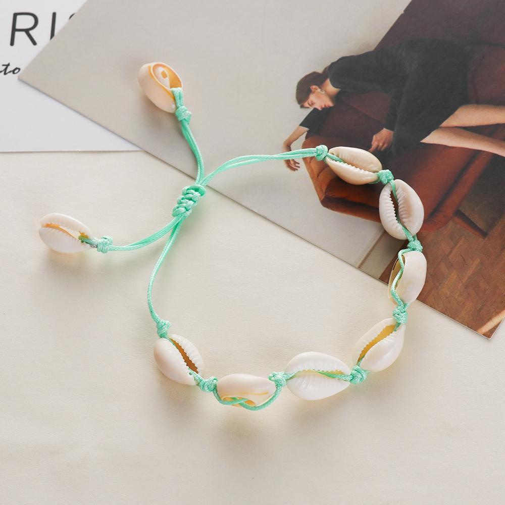 NIUYOU Lắc Chân Vỏ Sò Phong Cách Boho