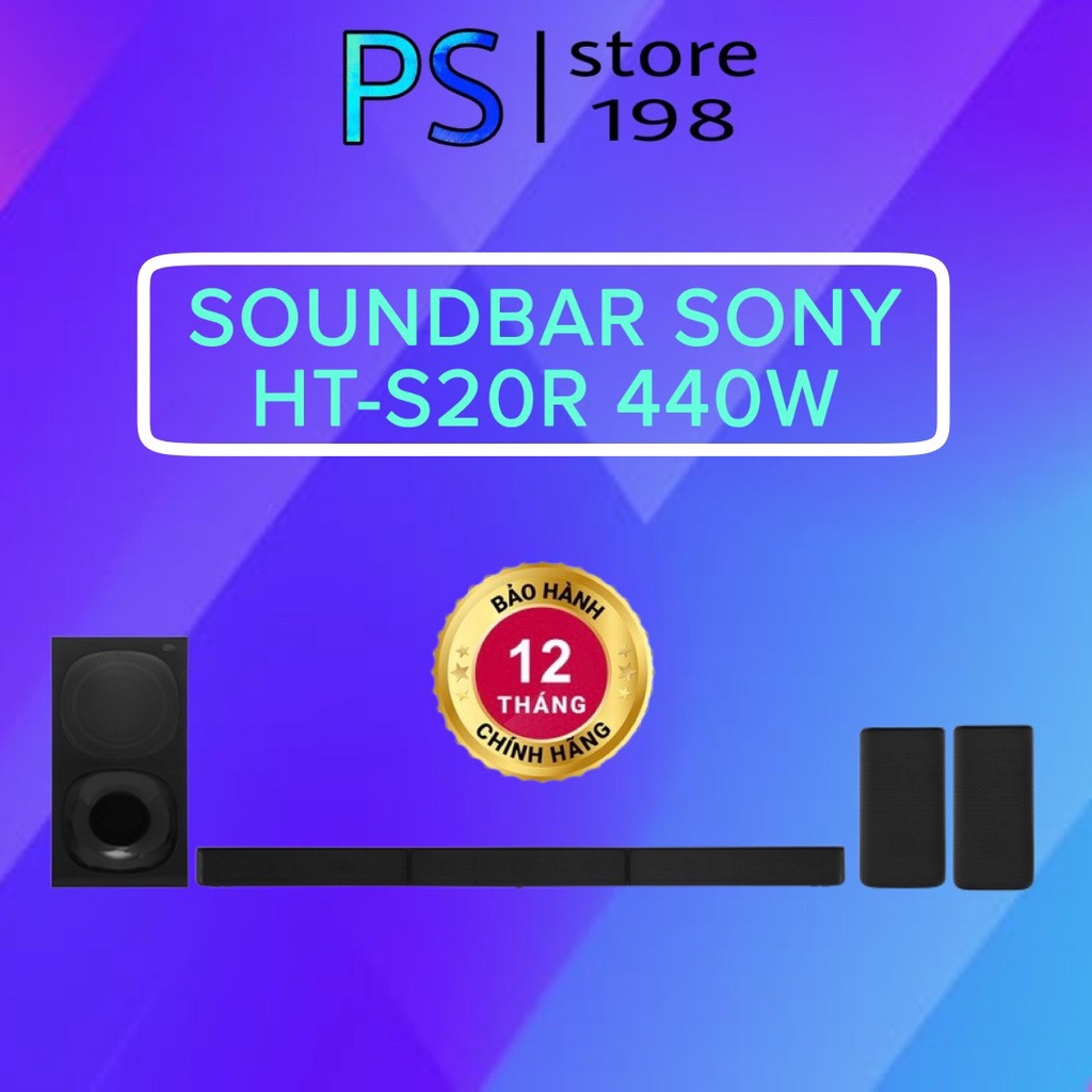 Dàn âm thanh Sony HT-S20R 5.1 400W chính hãng