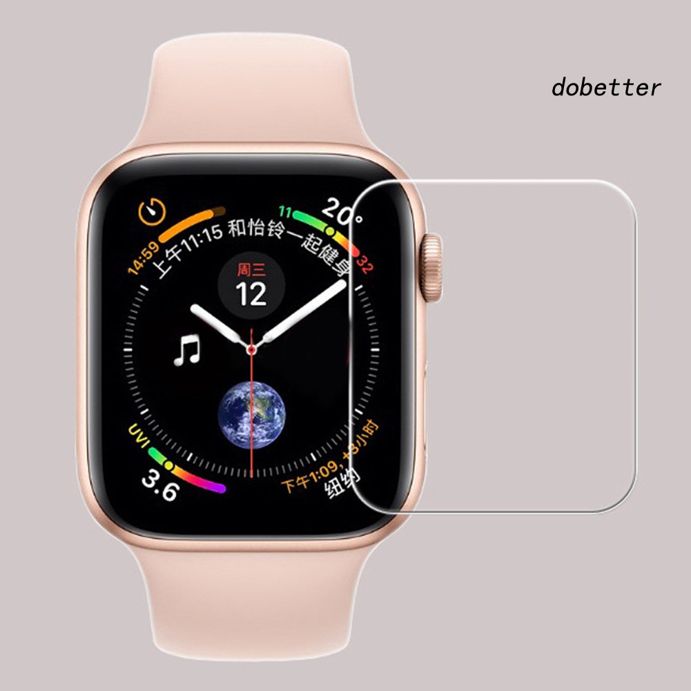 DOH_2Pcs Tempered Glass Anti-Scratch Protective Film for Apple Watch 38/40/42/44mm
