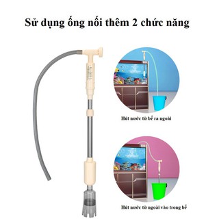 Máy hút cặn bể CÁ AS 715 có sạc