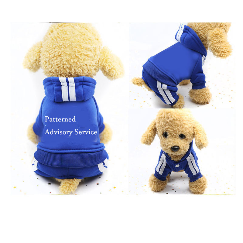 Thú Cưng Phong Cách Nút đơn Giản Thu Và Đông Thoải Mái Ấm áp Dễ Thương Quần áo Có Mũ Trùm đầu Thời Trang Bình Thường Áo Len Thể Thao Cho Mèo Và Chó Bốn Chân