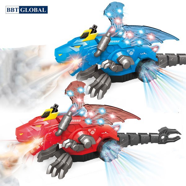 Đồ chơi khủng long bay phun khói có đèn và nhạc mẫu mới BBT Gloabal RJ22903