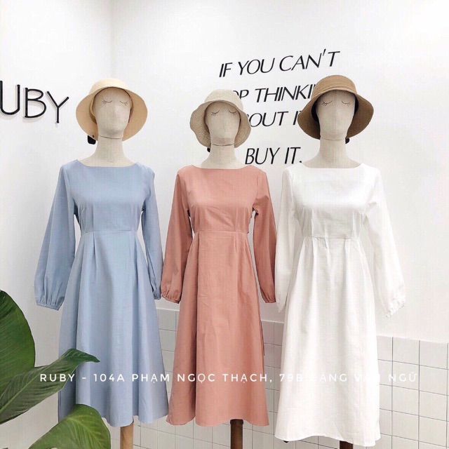 Váy vintage đủ màu