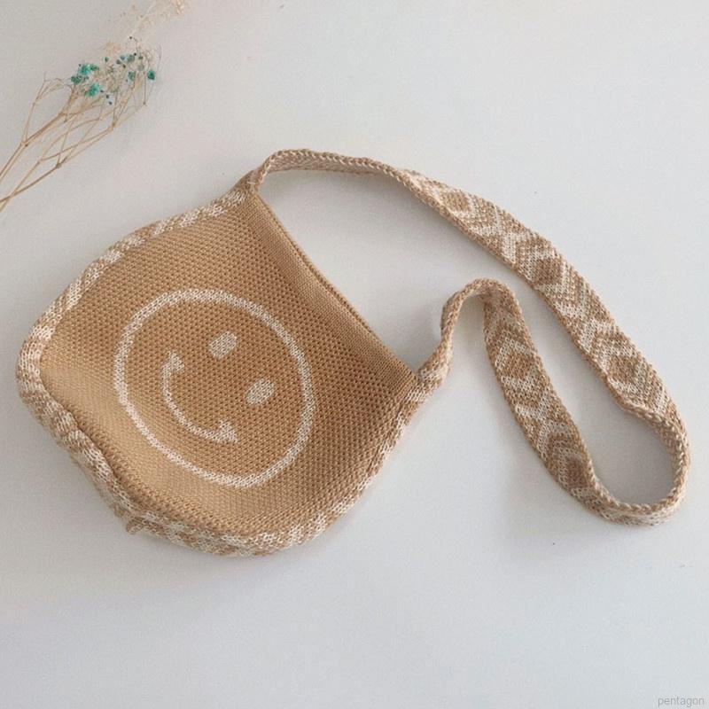 Túi đeo chéo hình mặt cười dễ thương cho bé