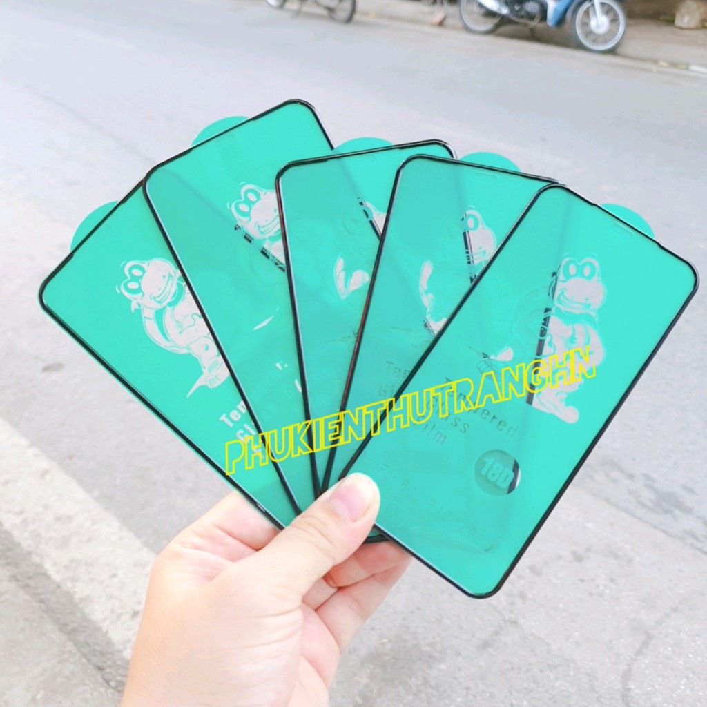 Kính cường lực 18D Iphone X/ XR/ XSMAX/ IP 11/ 11 PRO/ 11 PRO MAX 4 góc và cạnh viền dẻo nhô cao chống vỡ chống va đập
