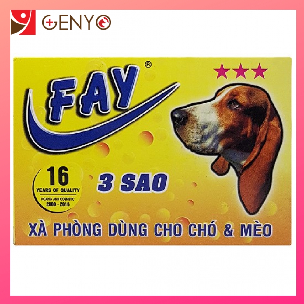 Xà Bông Cục Tắm Chó Mèo Trị Ve Ghẻ 3 sao