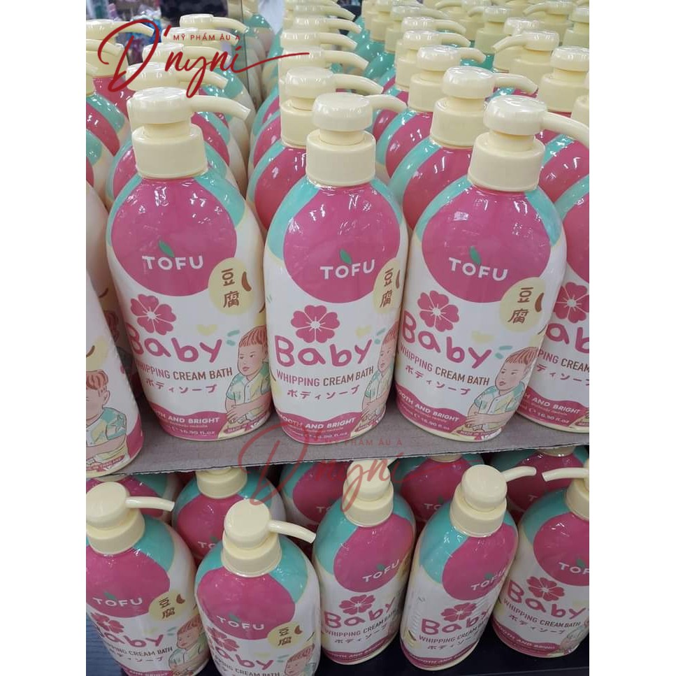 Sữa Tắm Dưỡng Mịn Da Precious Skin Tofu Baby Whipping Cream Bath Thái Lan 500ml