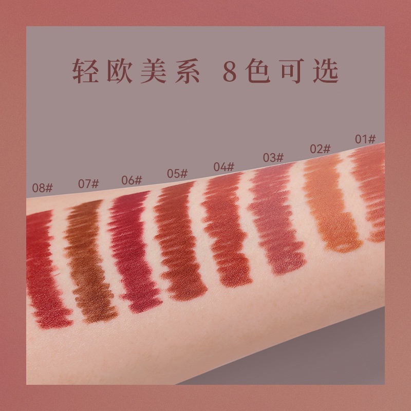Bút kẻ viền Derol chống nước lâu trôi xinh xắn 8 màu tùy chọn