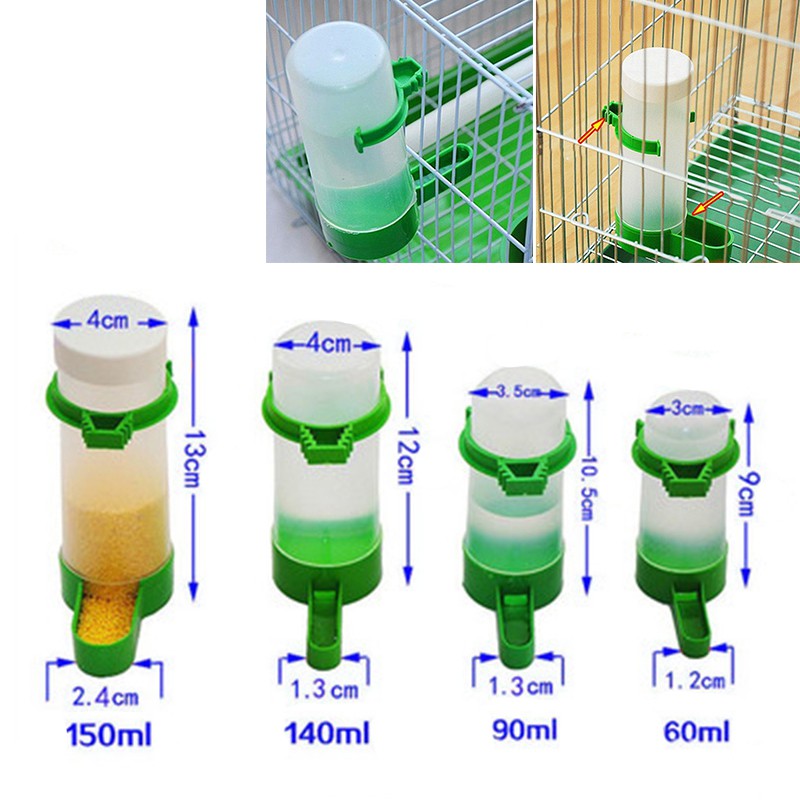 Bình tiếp thực/nước uống tự động cho chuồng chim cảnh