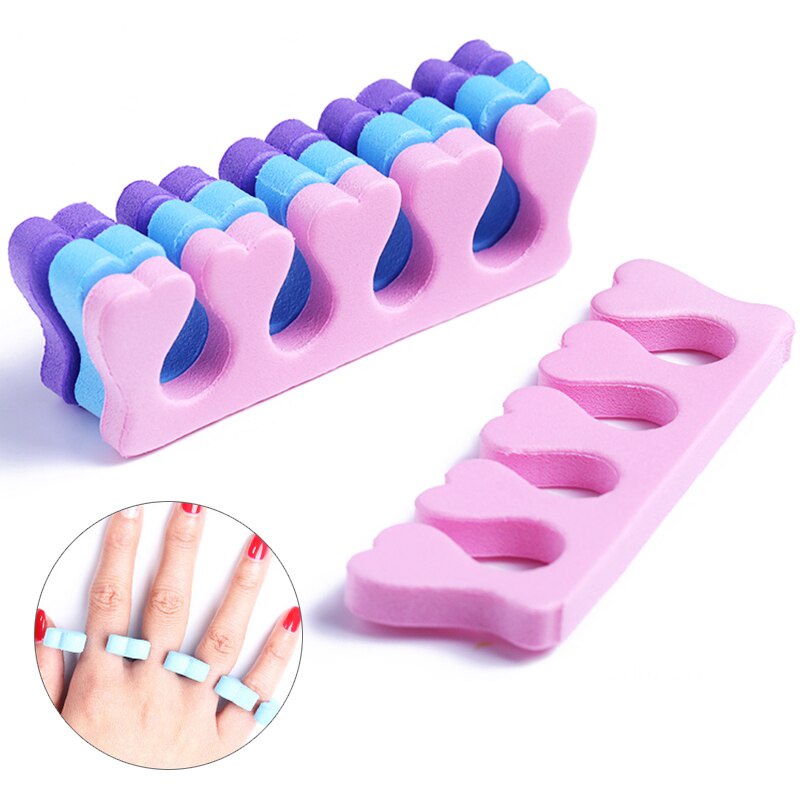 Dụng cụ tách ngón chân bằng xốp cotton mềm chuyên nghiệp chất lượng cao