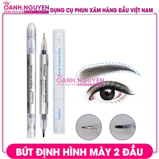 Bút Định Hình Lông Mày 2 Đầu, Bút Xóa Định Hình